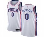 Philadelphia 76ers #0 Josh Richardson Swingman White Basketball Jersey - Association Edition