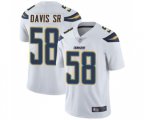 Los Angeles Chargers #58 Thomas Davis Sr White Vapor Untouchable Limited Player Football Jersey