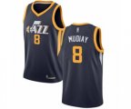Utah Jazz #8 Emmanuel Mudiay Swingman Navy Blue Basketball Jersey - Icon Edition