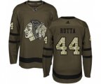Chicago Blackhawks #44 Jan Rutta Authentic Green Salute to Service NHL Jersey