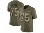 Pittsburgh Steelers #75 Joe Greene Limited Olive Camo 2017 Salute to Service NFL Jersey