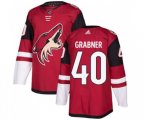 Arizona Coyotes #40 Michael Grabner Authentic Burgundy Red Home Hockey Jersey