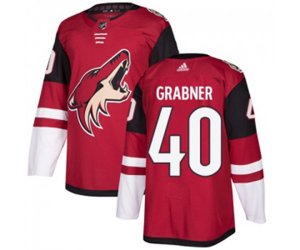 Arizona Coyotes #40 Michael Grabner Authentic Burgundy Red Home Hockey Jersey