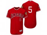 Los Angeles Angels Of Anaheim #5 Albert Pujols 2017 Spring Training Flex Base Authentic Collection Stitched Baseball Jersey