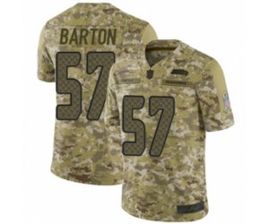 Seattle Seahawks #57 Cody Barton Limited Camo 2018 Salute to Service Football Jersey