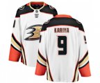 Anaheim Ducks #9 Paul Kariya Fanatics Branded White Away Breakaway Hockey Jersey