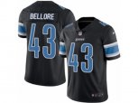 Detroit Lions #43 Nick Bellore Limited Black Rush Vapor Untouchable NFL Jersey