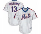 New York Mets Luis Guillorme Replica White Alternate Cool Base Baseball Player Jersey