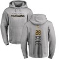 Pittsburgh Penguins #28 Ian Cole Ash Backer Pullover Hoodie