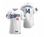 Los Angeles Dodgers Enrique Hernandez Nike White 2020 World Series Authentic Jersey