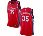 Philadelphia 76ers #35 Clarence Weatherspoon Swingman Red Alternate NBA Jersey Statement Edition