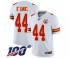 Kansas City Chiefs #44 Dorian O'Daniel White Vapor Untouchable Limited Player 100th Season Football Jersey