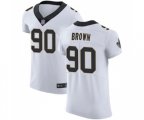 New Orleans Saints #90 Malcom Brown White Vapor Untouchable Elite Player Football Jersey