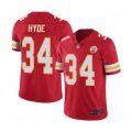 Kansas City Chiefs #34 Carlos Hyde Red Team Color Vapor Untouchable Limited Player Football Jersey