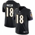 Baltimore Ravens #18 Jeremy Maclin Black Alternate Vapor Untouchable Limited Player NFL Jersey