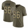 Tennessee Titans #96 Bennie Logan Limited Olive Camo 2017 Salute to Service NFL Jersey