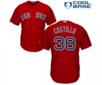 Boston Red Sox #38 Rusney Castillo Replica Red Alternate Home Cool Base Baseball Jersey