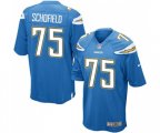 Los Angeles Chargers #75 Michael Schofield Game Electric Blue Alternate NFL Jersey