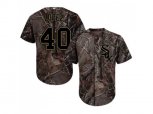 Chicago White Sox #40 Reynaldo Lopez Camo Realtree Collection Cool Base Stitched MLB Jerseys