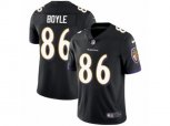 Baltimore Ravens #86 Nick Boyle Vapor Untouchable Limited Black Alternate NFL Jersey