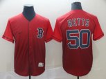 Boston Red Sox #50 Mookie Betts Red Drift Fashion MLB Jersey