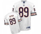 Chicago Bears #89 Mike Ditka White Authentic Throwback Football Jersey