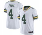 Green Bay Packers #4 Brett Favre White Vapor Untouchable Limited Player Football Jersey