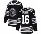Chicago Blackhawks #16 Marcus Kruger Authentic Black 2019 Winter Classic NHL Jersey