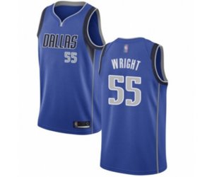 Dallas Mavericks #55 Delon Wright Swingman Royal Blue Basketball Jersey - Icon Edition