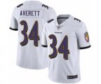 Baltimore Ravens #34 Anthony Averett White Vapor Untouchable Limited Player Football Jersey