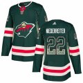 Minnesota Wild #22 Nino Niederreiter Authentic Green Drift Fashion NHL Jersey