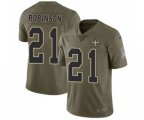 New Orleans Saints #21 Patrick Robinson Limited Olive 2017 Salute to Service Football Jersey