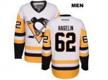 Pittsburgh Penguins #62 Carl Hagelin Reebok White Away Premier Player Jersey