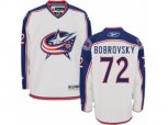 Columbus Blue Jackets #72 Sergei Bobrovsky Premier White Away NHL Jersey