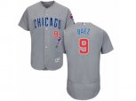 Chicago Cubs #9 Javier Baez Grey Flexbase Authentic Collection MLB Jersey
