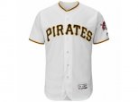 Pittsburgh Pirates Majestic Home Blank White Flex Base Authentic Collection Team Jersey