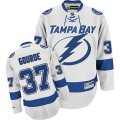 Tampa Bay Lightning #37 Yanni Gourde Authentic White Away NHL Jersey