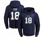 Dallas Cowboys #18 Randall Cobb Navy Blue Name & Number Pullover Hoodie