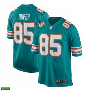 Miami Dolphins Retired Player #85 Mark Duper Nike Aqua Retro Alternate Vapor Limited Jersey