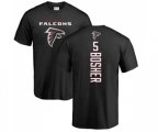Atlanta Falcons #5 Matt Bosher Black Backer T-Shirt