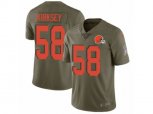 Cleveland Browns #58 Christian Kirksey Limited Olive 2017 Salute to Service NFL Jersey