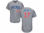 Chicago Cubs #17 Kris Bryant Grey Flexbase Authentic Collection MLB Jersey