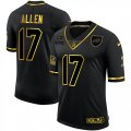 Buffalo Bills #17 Josh Allen Olive Gold Nike 2020 Salute To Service Limited Jersey