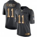 Dallas Cowboys #11 Cole Beasley Limited Black Gold Salute to Service NFL Jersey