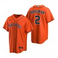 Nike Houston Astros #2 Alex Bregman Orange Alternate Stitched Baseball Jersey
