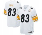 Pittsburgh Steelers #83 Louis Lipps Game White Football Jersey