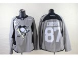 Pittsburgh Penguins #87 Sidney Crosby grey NHL jerseys