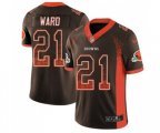 Cleveland Browns #21 Denzel Ward Limited Brown Rush Drift Fashion Football Jersey