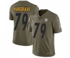 Pittsburgh Steelers #79 Javon Hargrave Limited Olive 2017 Salute to Service Football Jersey