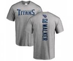 Tennessee Titans #82 Delanie Walker Ash Backer T-Shirt